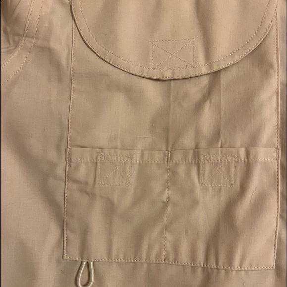 Fishing Shirt L Tan “Keep Your  Mouth Shut and You Won’t Get Caught” Tiger Hill - Picture 8 of 10